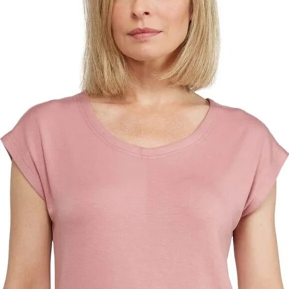 👚3 FOR $20👚NEW Badgley Mischka 2 piece Short Sleeve Loungewear Set Pajamas PJs - Picture 3 of 4